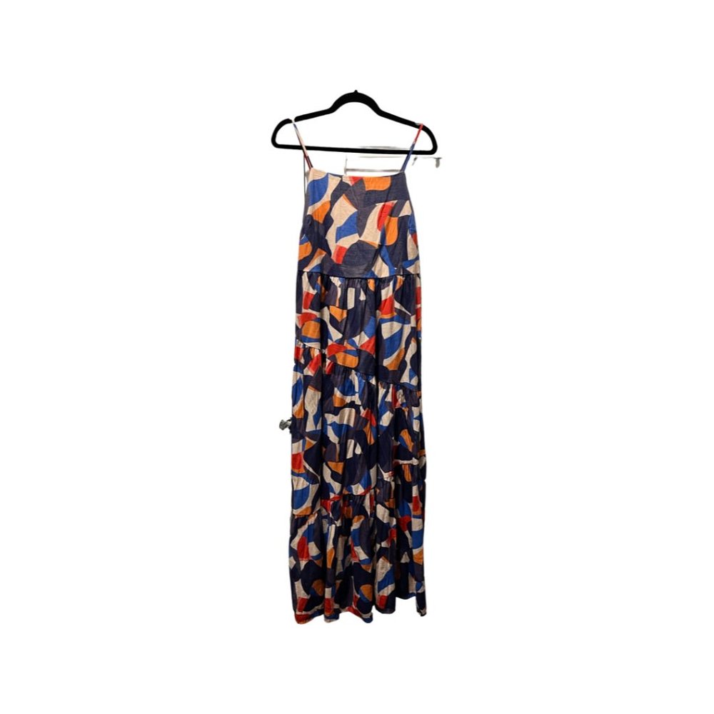 Nine West Asymmetrical Tiered Maxi Dress